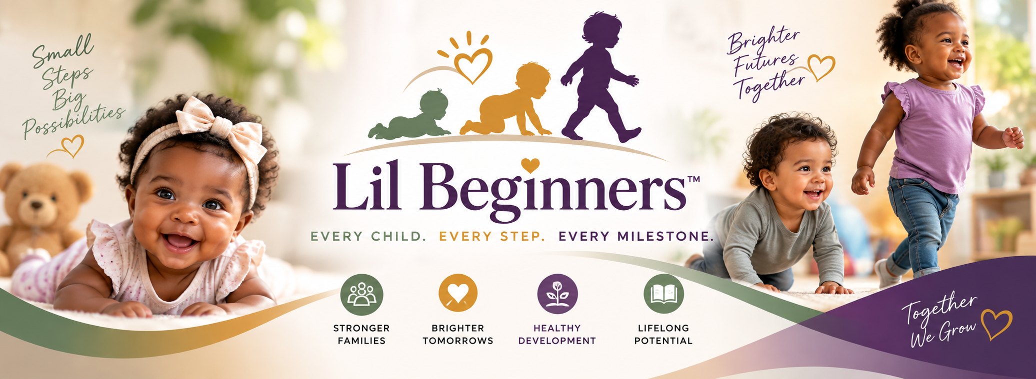 Lil Beginners — Every Child. Every Step. Every Milestone. Early intervention platform for children ages 0 to 3